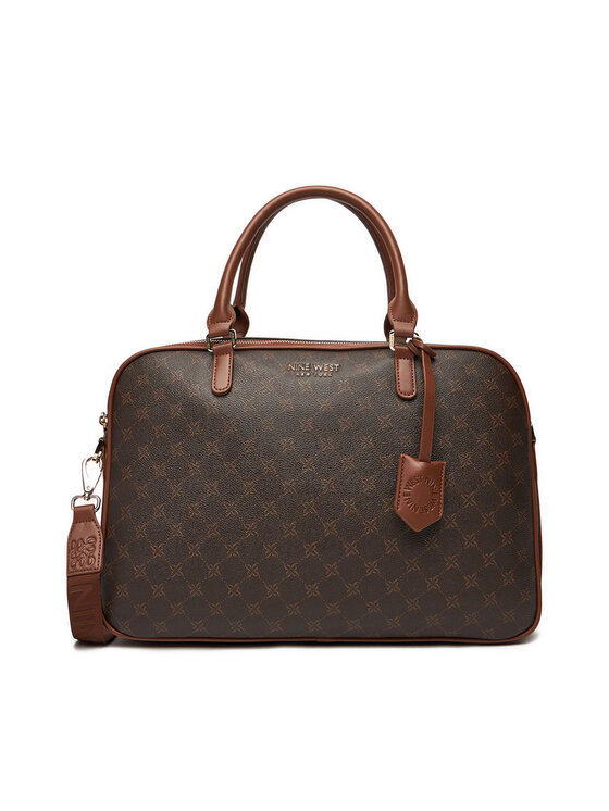 Nine West Brašna na notebook Nine West CEO-NEBRASKA-LDA78172 Hnědá