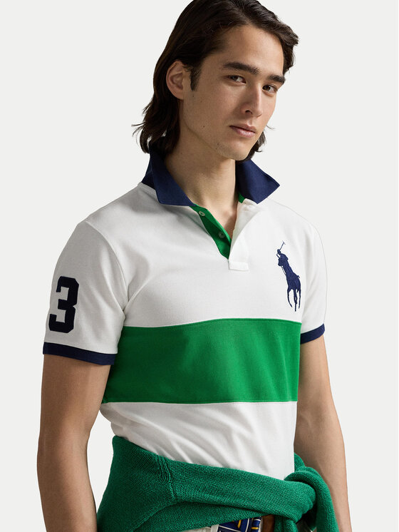 Polo Ralph Lauren Polo Ralph Lauren Polo 710969619001 Bianco Custom Slim Fit