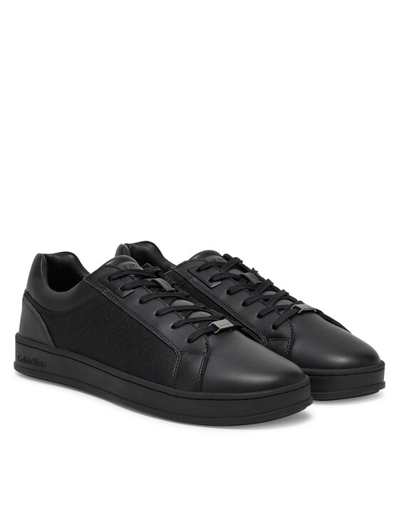 Calvin Klein Laisvalaikio batai Calvin Klein Low Top Lace Up Eyelet Jaq Mono HM0HM01815 Juoda