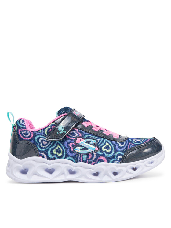 Skechers Tenisice Skechers Heart Lights-Boogie Love 303257L/NVMT Tamnoplava