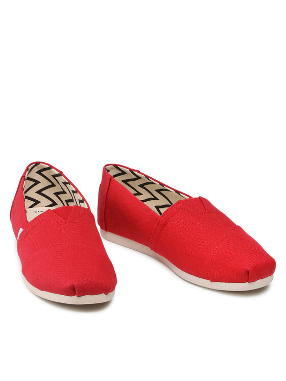 Toms Cipele Toms Alpargata 10017665 Crvena