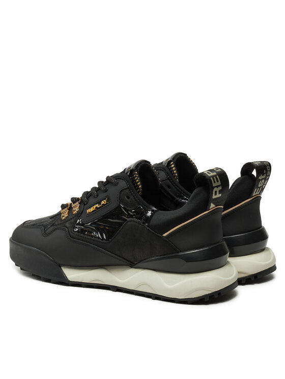 REPLAY Sneakersy REPLAY Field W Speed Lace-Up GWS9H.000.C0007L Čierna