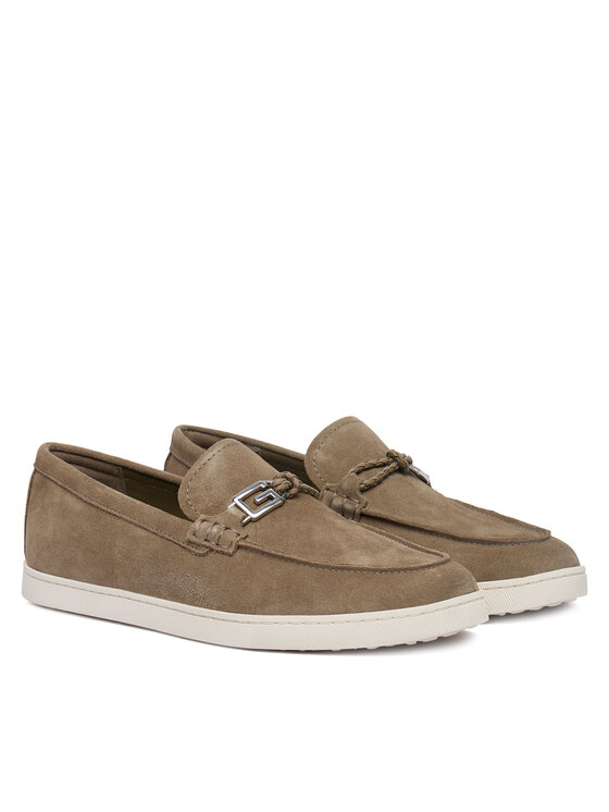 Guess Mokasíny Guess FMJHEA SUE14 Kaki