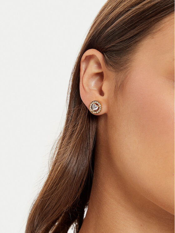Guess Nyaklánc és fülbevaló szett Guess JUBS04 694JW Arany