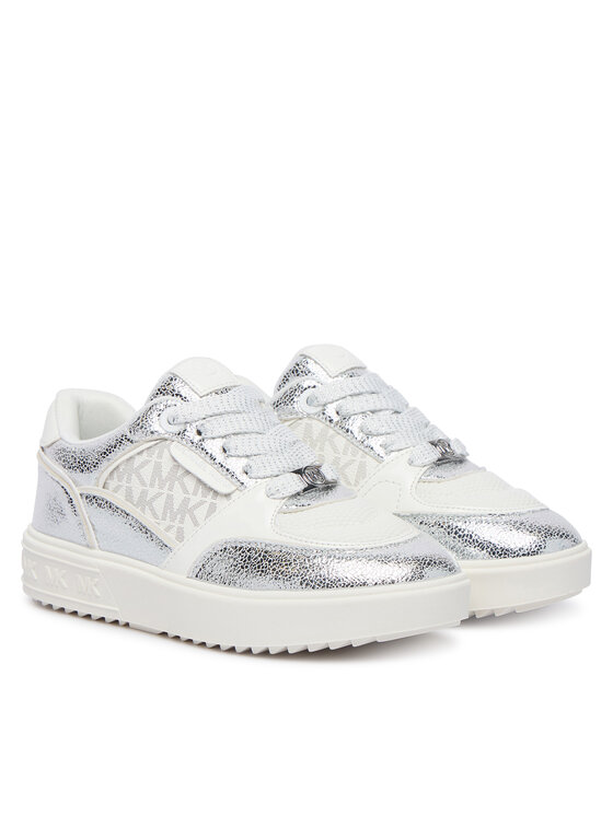 MICHAEL Michael Kors Sneakersy MICHAEL Michael Kors Emmet Clarke MK03914040 Strieborná