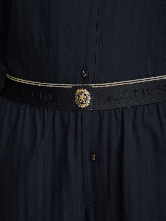 Tommy Hilfiger Tommy Hilfiger Pijama UW0UW06693 Azul marino Relaxed Fit