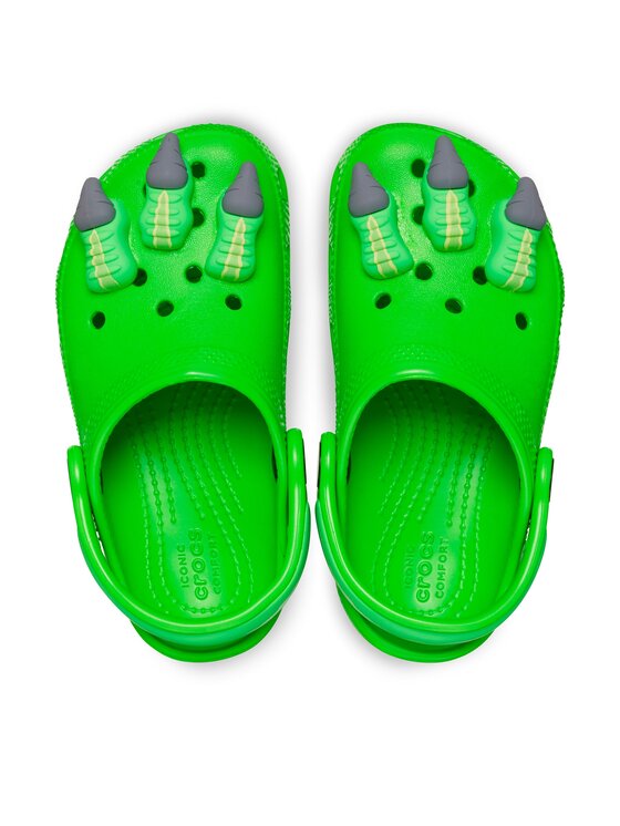 Crocs Шльопанці Crocs Classic Iam Dinosaur Clog T 209700 Зелений