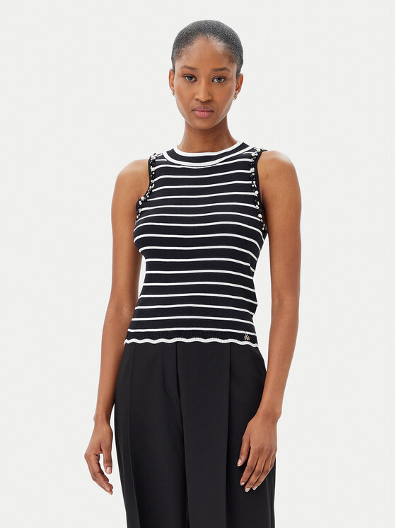 Artigli Artigli Топ ACMA001916 034 Чорний Regular Fit