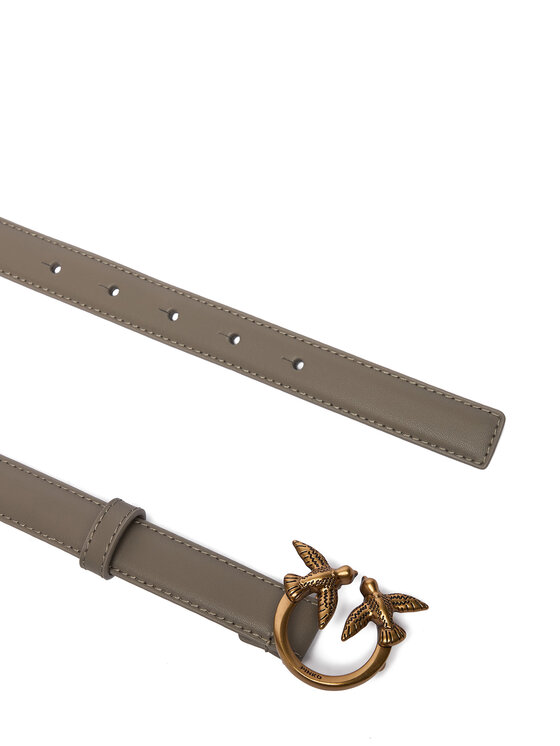 PINKO Opasok PINKO Love Berry H2 Belt AI 25-26 PLT01 100143 A0F1 Sivá