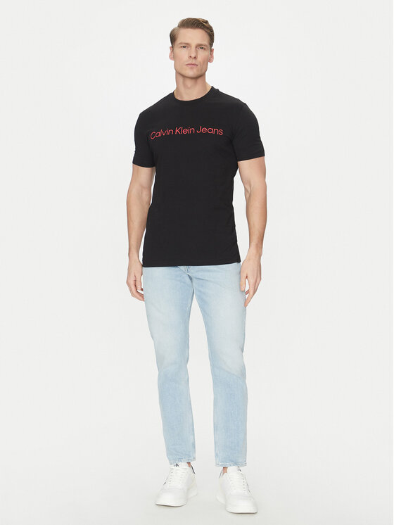 Calvin Klein Jeans Calvin Klein Jeans Camiseta J30J322552 Negro Slim Fit