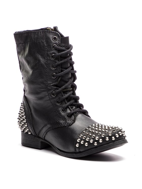 Steve Madden Μποτίνια Steve Madden Tarney Biker Boot SM11000129-03001-017 Μαύρο