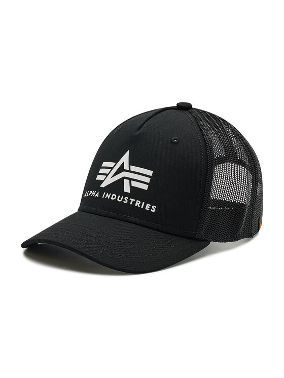 Alpha Industries Czapka z daszkiem Alpha Industries Basic Trucker Cap 186902 Czarny