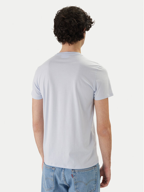 Lacoste Lacoste Camiseta TH6709 Celeste Regular Fit