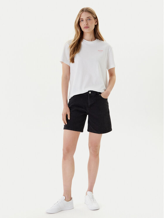 Mustang Mustang Футболка Floris 1016158 Білий Relaxed Fit