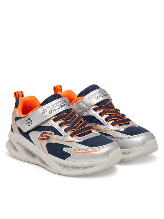 Skechers Снікерcи Skechers Meteor-Lights - Glow-Strider 401497L/SLOR Срібний