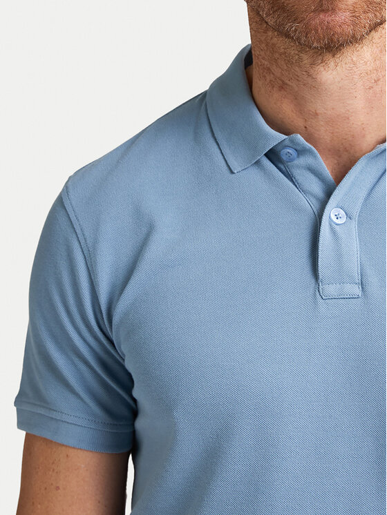 Petrol Industries Petrol Industries Polo M-ROS-POL002 Celeste Regular Fit