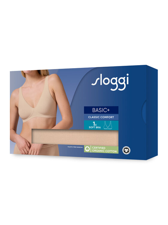 Sloggi Sloggi Бюстгралтер без кісточок Basic 10222327 Бежевий