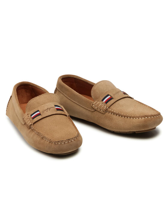 Tommy Hilfiger Mocasines Tommy Hilfiger Iconic Rwb Suede Driver FM0FM03482 Marrón