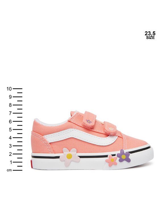 Vans Πάνινα παπούτσια Vans Old Skool V Flower VN000Z5XGSB1 Κοραλλί