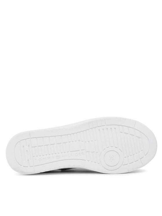 Tommy Hilfiger Superge Tommy Hilfiger Stripes Low Cut Lace-Up Sneaker T3X9-32848-1355 S Mornarsko modra