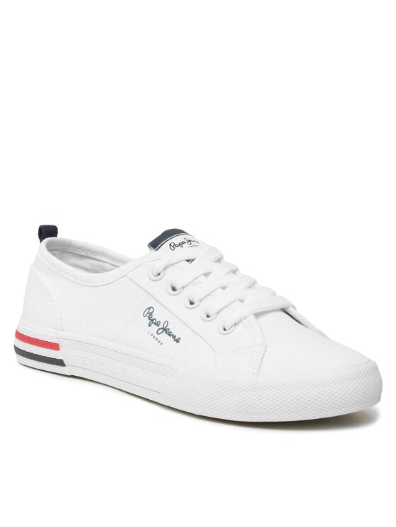 Pepe Jeans Кросівки Pepe Jeans Brady Basic Boy PBS30549 Білий