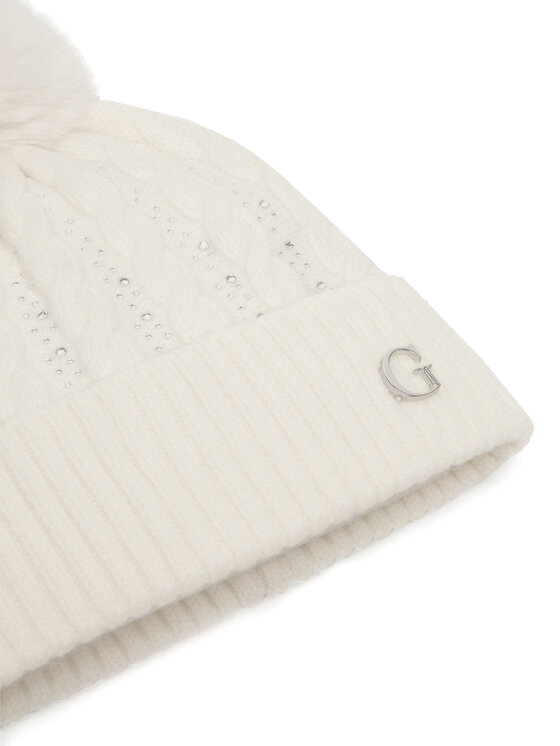 Guess Czapka Guess AW5385 POL01 Biały