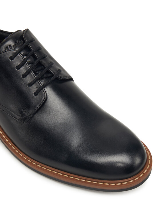 Clarks Półbuty Clarks Aldwin Lace 26183981 Czarny