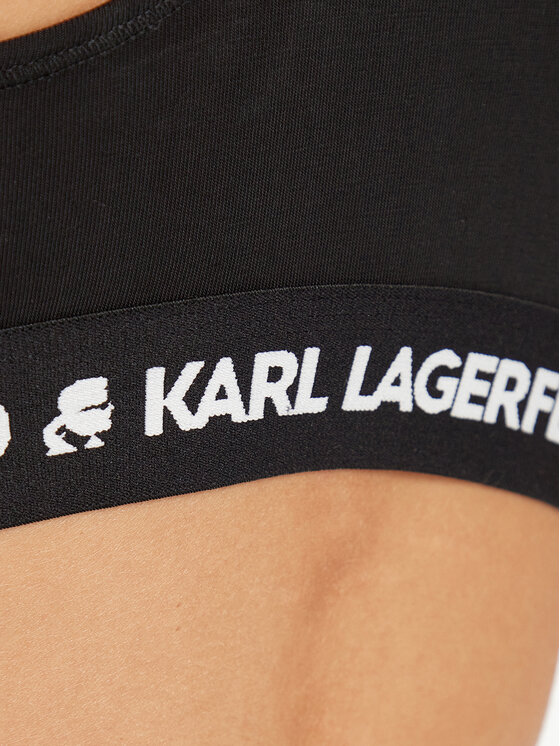 KARL LAGERFELD KARL LAGERFELD Top de sujetador A1W47007 Negro