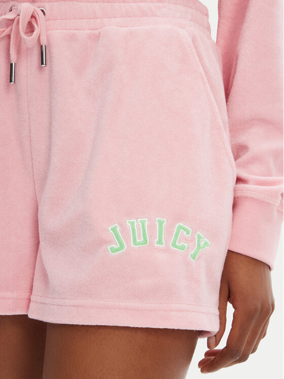 Juicy Couture Juicy Couture Sportiniai šortai Perkin JCWHS125322 Rožinė Relaxed Fit