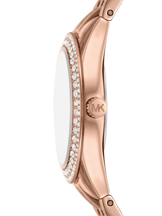 Michael Kors Pulkstenis Michael Kors Harlowe MK7652 Rozā zelts