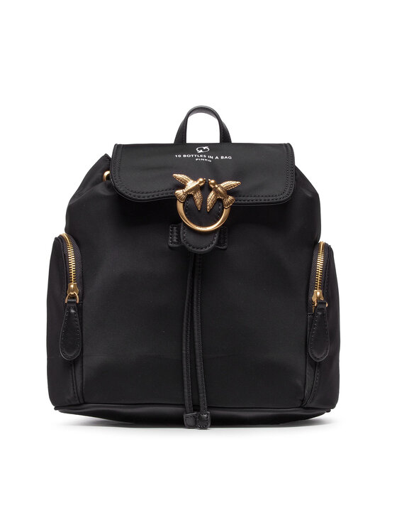 PINKO Σακίδιο Pinko Love Backpack Recycled Nylon PE 22 PLTT 1P22KV Y7UX Μαύρο