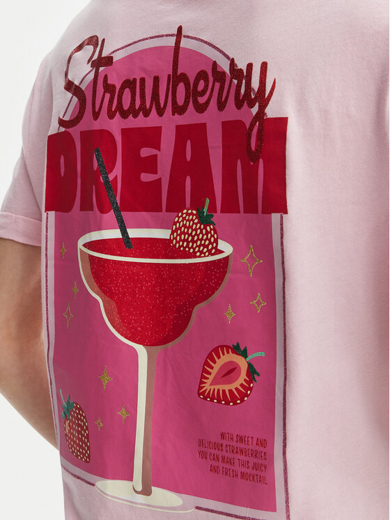 ONLY ONLY Camiseta Kita 15291465 Rosa Regular Fit