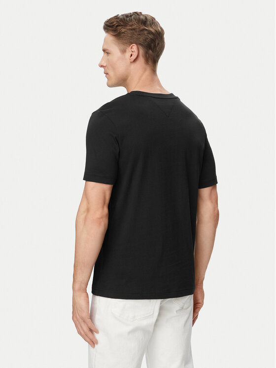 Tommy Hilfiger Tommy Hilfiger Camiseta Brand Love MW0MW44359 Negro Regular Fit