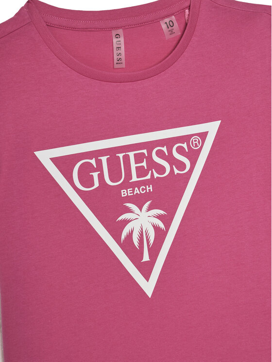 Guess Guess Majica J5GI36 JA914 Roza Boxy Fit