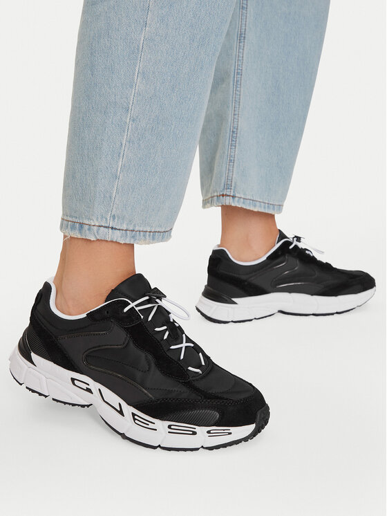 Guess Sportcipők Guess FLTBRZ LEA12 Fekete