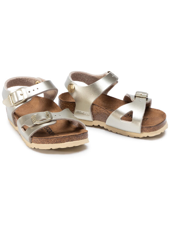 Birkenstock Sandály Birkenstock Rio Kids 1014829 Zlatá