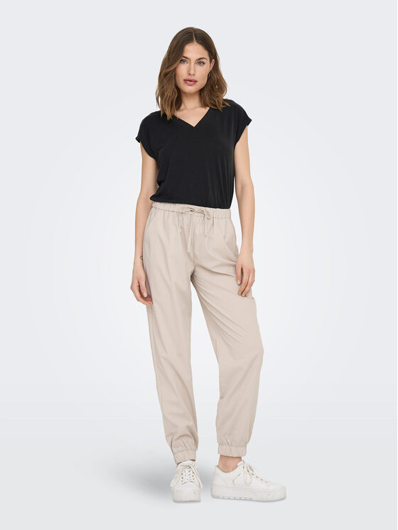ONLY ONLY Футболка Free 15287041 Чорний Regular Fit