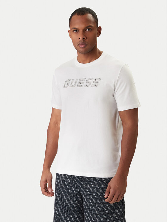 Guess Guess Camiseta Z6RI15 I3Z14 Blanco Regular Fit