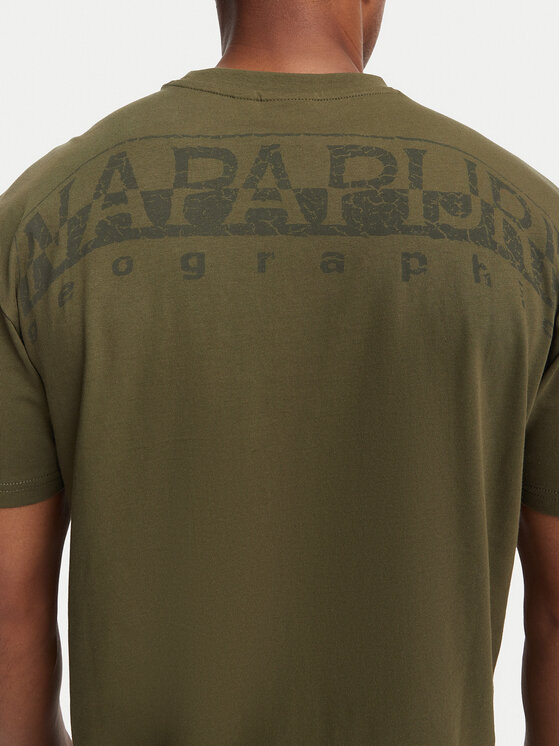 Napapijri Napapijri Camiseta Yourte NP0A8AU2 Verde oscuro Relaxed Fit