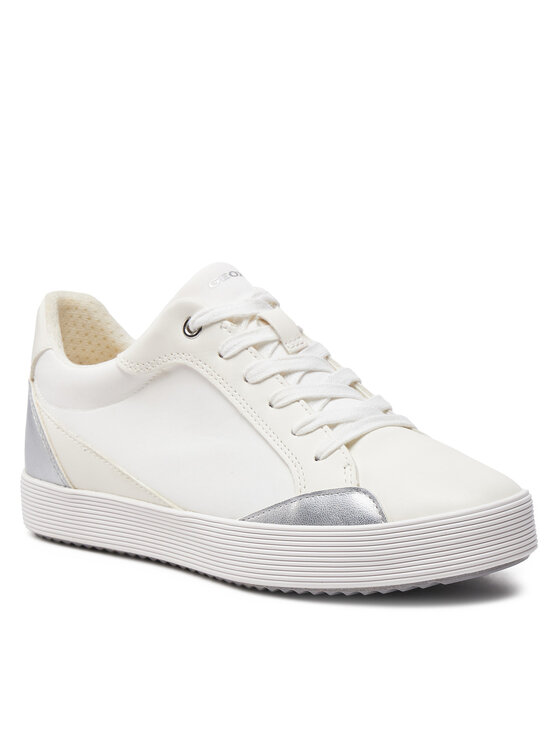 Geox Sneakers Geox D Blomiee D456HE 0FU54 C1Z1R Alb