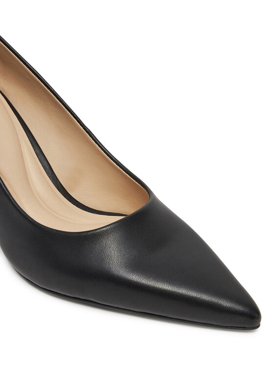 Calvin Klein Szpilki Calvin Klein Pump 70 Pointy Hw Bar Lth HW0HW02561 Czarny