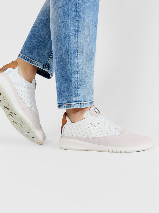 Sneakersy Geox U Aerantis A U927FA 02243 C1S1Z Biały | Eobuwie.com.pl