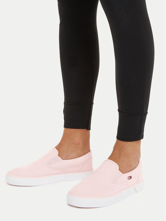 Tommy Hilfiger Scarpe sportive Tommy Hilfiger Vulc Canvas Slip-On Sneaker FW0FW08065 Rosa