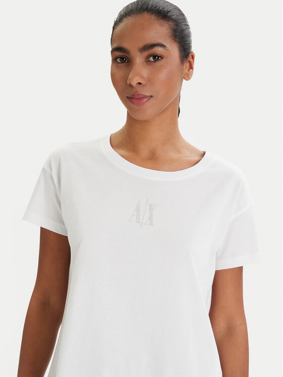 Armani Exchange Armani Exchange Camiseta XW000830 AF10356 U0002 Blanco Relaxed Fit