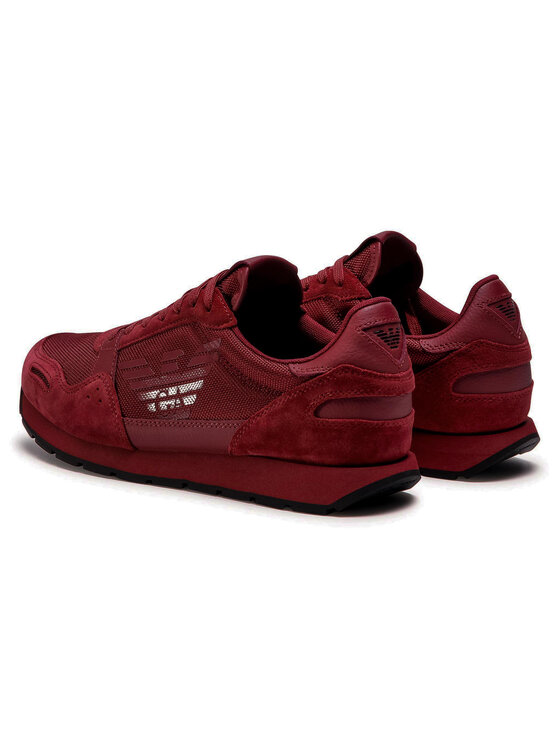 Emporio Armani Сникърси Emporio Armani X4X215 XL198 N059 Бордо