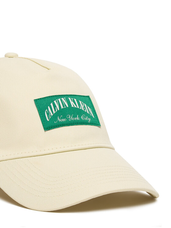 Calvin Klein Kšiltovka Calvin Klein Heritage Crest Patch Cap LV04D5103G Béžová