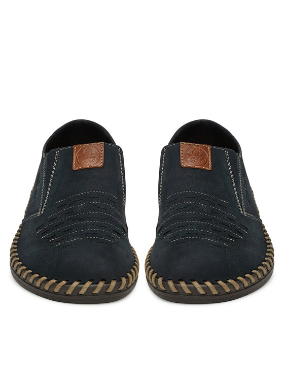 Rieker Polobotky Rieker B2457-14 Tmavomodrá