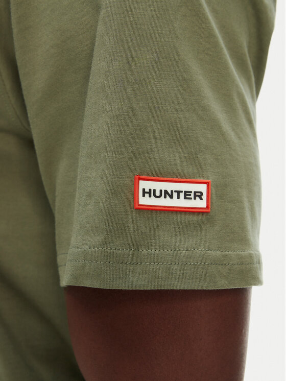 Hunter Hunter T-shirt Duart Graphic HARM0033251 Kaki Regular Fit