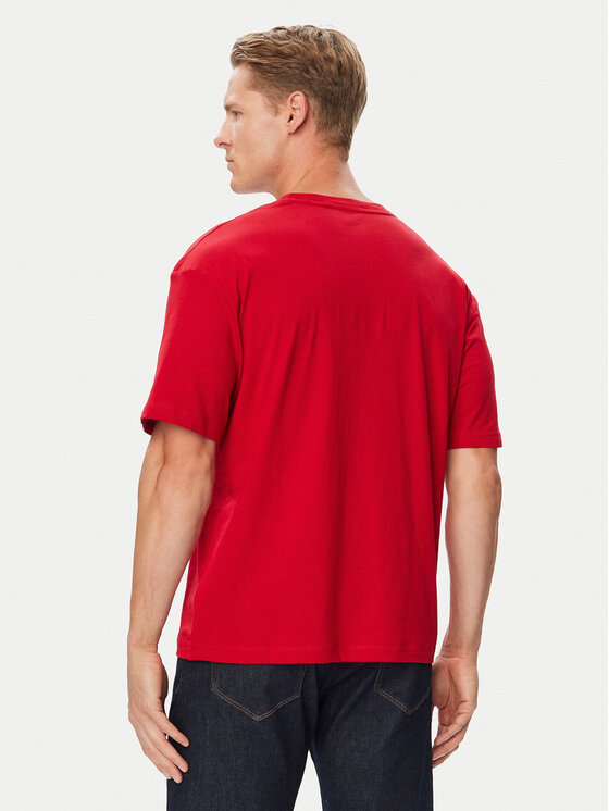 Tommy Hilfiger Tommy Hilfiger Camiseta UM0UM03685 Rojo Relaxed Fit