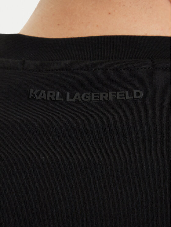 KARL LAGERFELD KARL LAGERFELD Camiseta 755026 563224 Negro Regular Fit